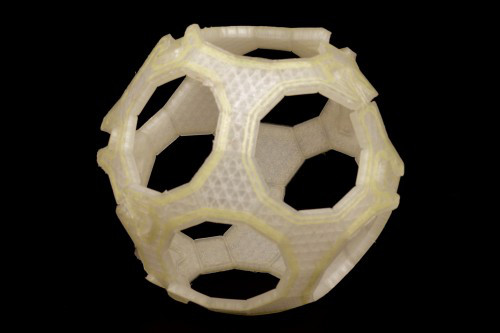A folding Kevlar-reinforced ball.