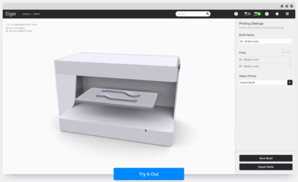 Once your build is set up, you're ready to print!
