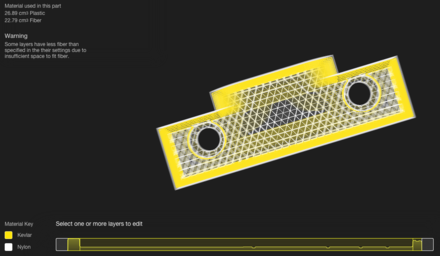 3D printed Softjaw in Eiger