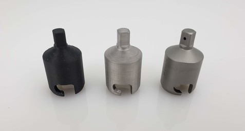 Stainless steel metal 3D printed prototypes