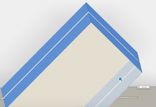 Now that I know what offset I want, I can add it to my final 3D printed design.