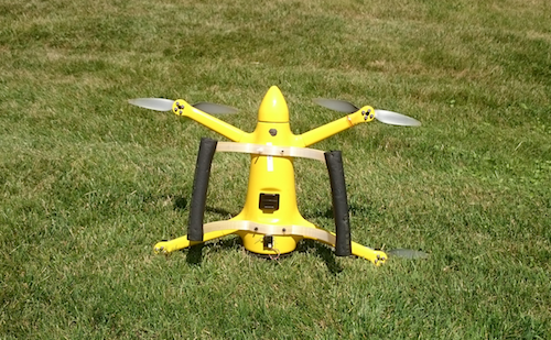 3D printed Kevlar reinforced landing gear to help drones land in rough conditions.
