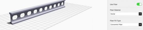 Eiger composite fiber reinforcement