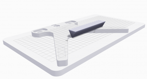 This part is particularly bad to 3D print because the large layers create larger thermal moments.