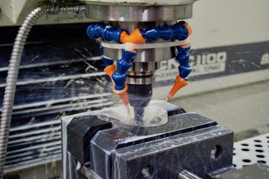 post machining a 3d printed metal part