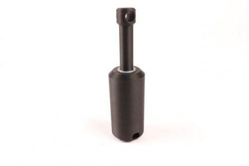 The springs and bushings of this shock are all 3D printed