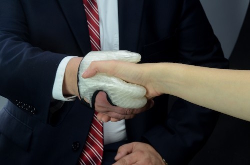 The durability and flexibility of the hand made it a good fit and a long term solution to the problem.