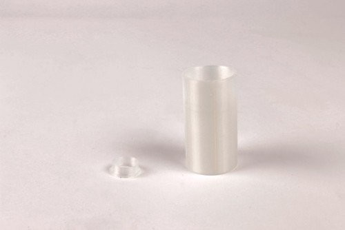 Both printed in nylon, a material commonly used for these types of things.