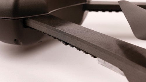 Close view of 3d printed drone surface finish