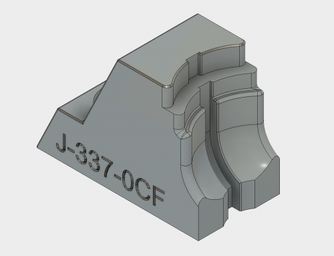Engrave text in CAD by typing out text in a sketch and extrude-cutting the text into the face of the part.
