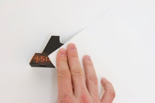 Wipe the excess off with a paper towel or cloth. A wet cloth may help if some of the excess material is being difficult.